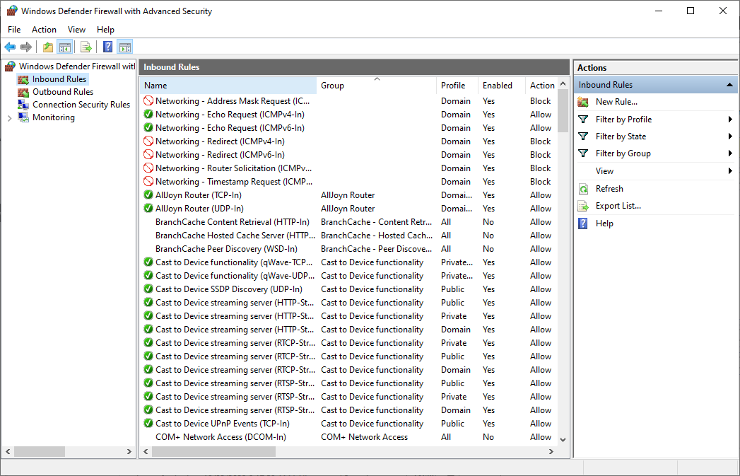 Win 2022 Import Firewall Rules into GPO Matrix 7