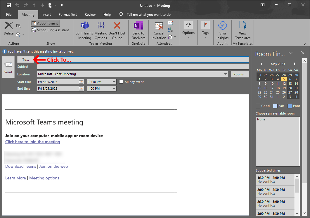 O365 Online Exchange Setup Equipment Resource and Show More Detail in